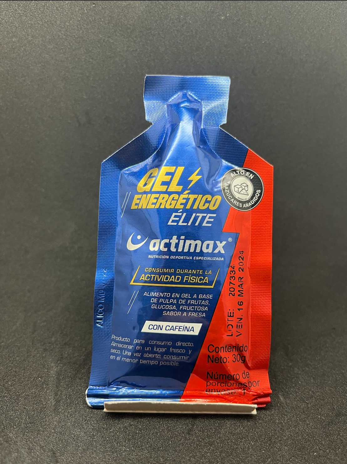 Gel energético 1 unidad 30gr